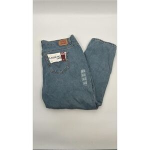 NWT Vintage Levis 550 Classic Relaxed Tapered Light Wash Jeans Womens 24 S